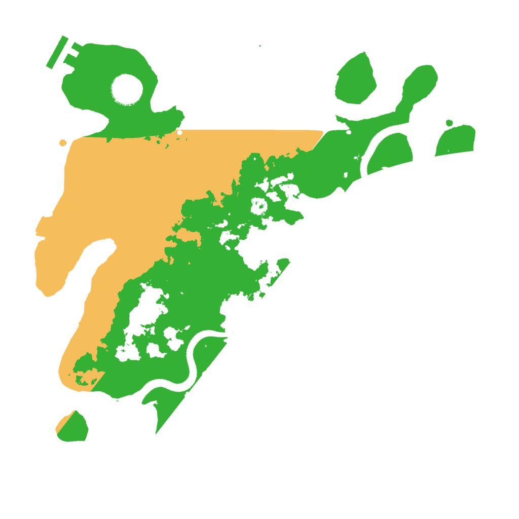 Biome Rust Map: Procedural Map, Size: 3000, Seed: 1836784203