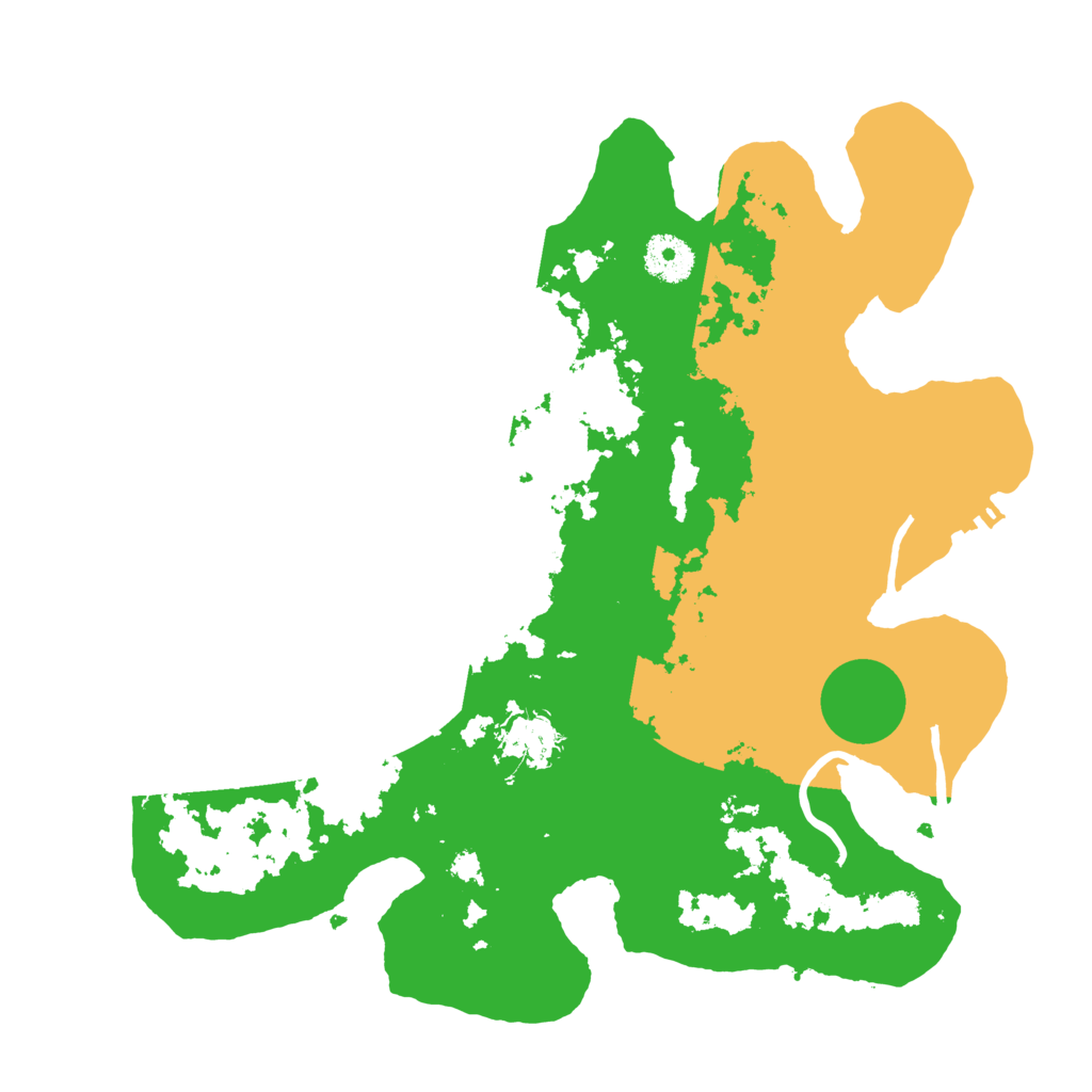Biome Rust Map: Procedural Map, Size: 3400, Seed: 2449017