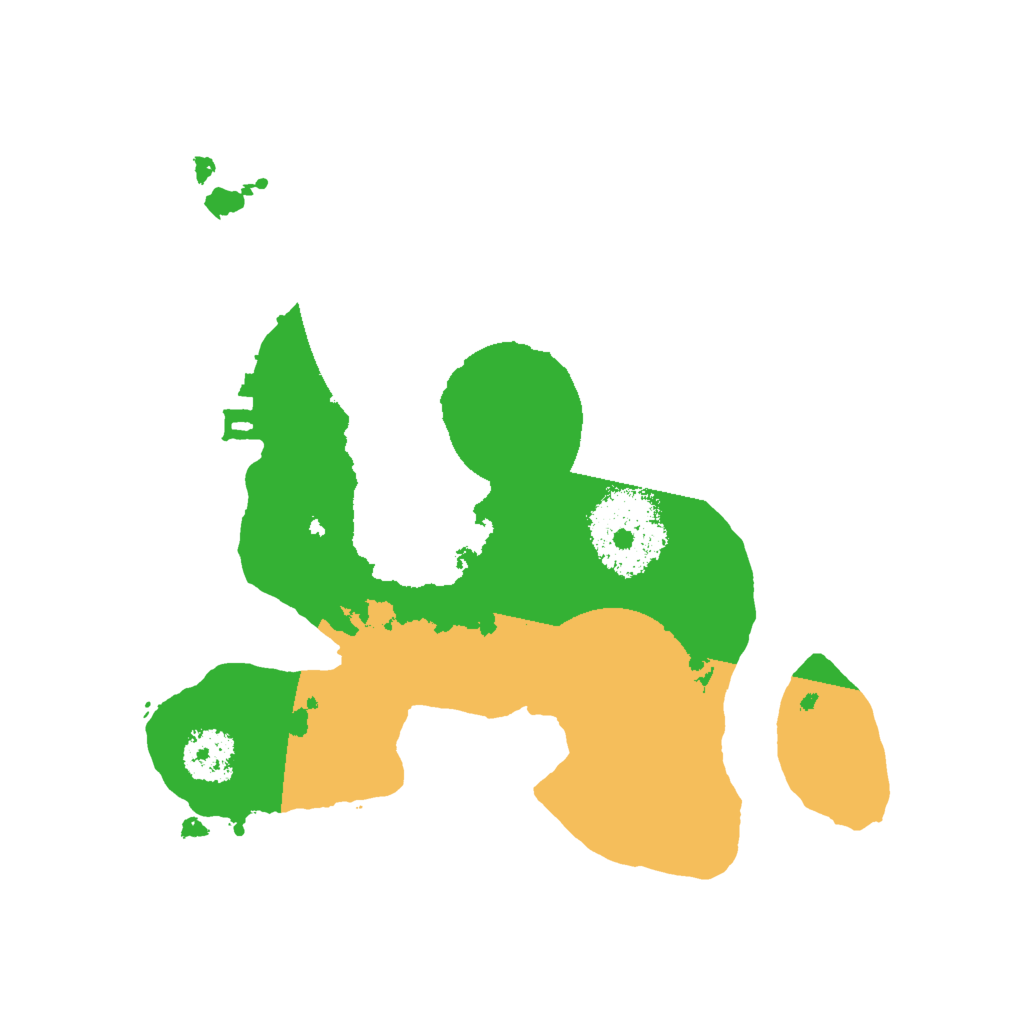 Biome Rust Map: Procedural Map, Size: 2000, Seed: 120487345