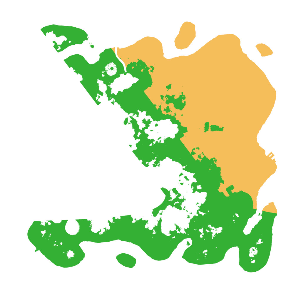 Biome Rust Map: Procedural Map, Size: 3700, Seed: 1181221683