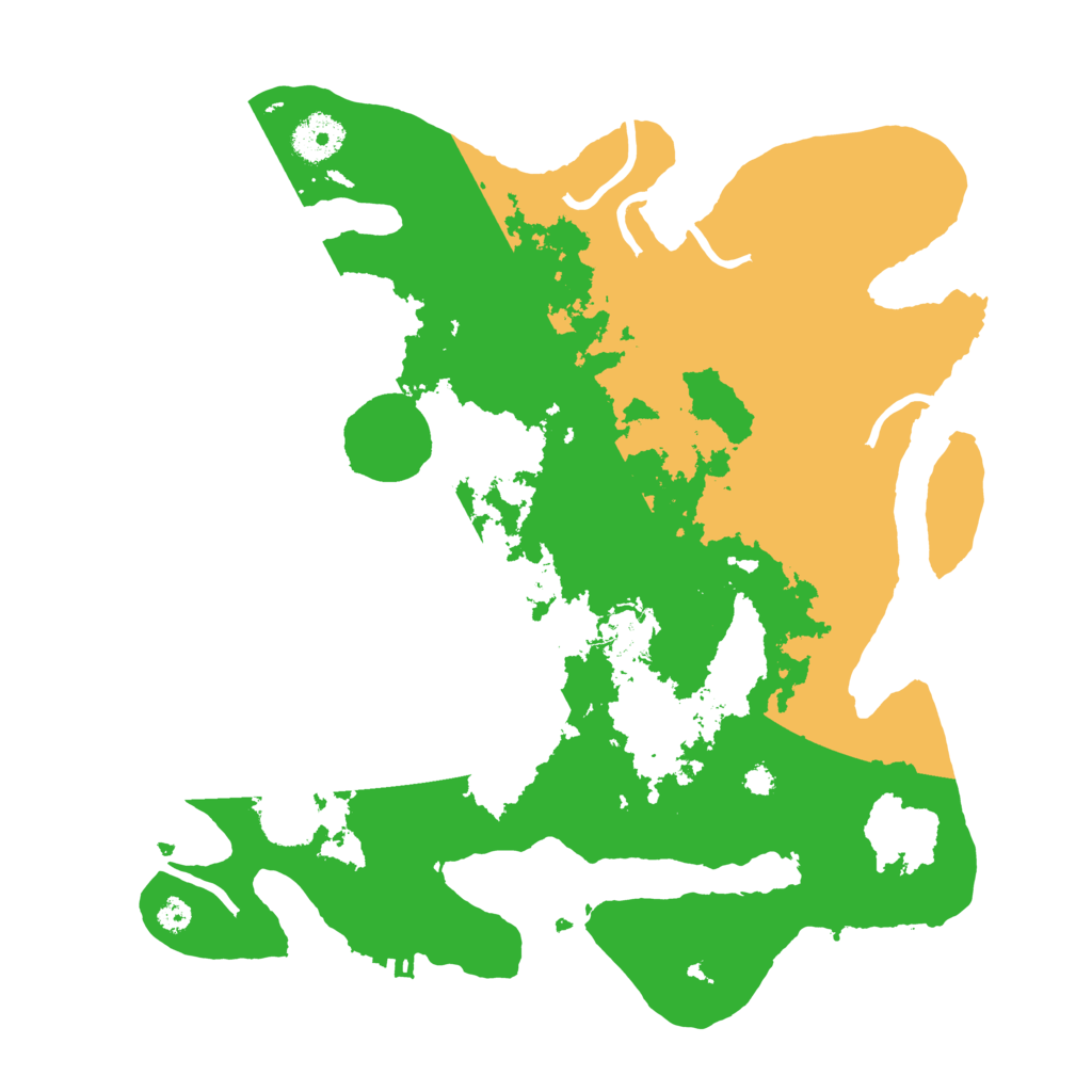 Biome Rust Map: Procedural Map, Size: 3400, Seed: 877813