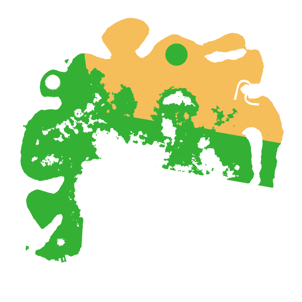 Biome Rust Map: Procedural Map, Size: 3600, Seed: 45558845