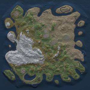 Thumbnail Rust Map: Procedural Map, Size: 4250, Seed: 1442993534, 20 Monuments