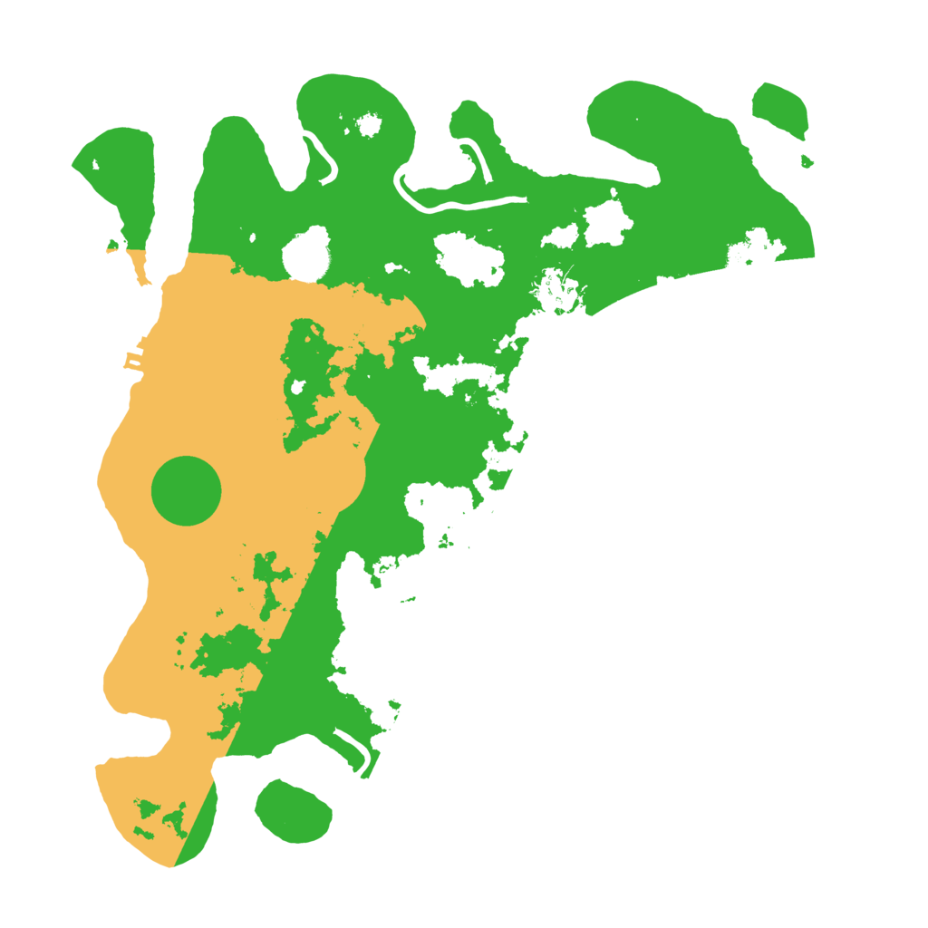 Biome Rust Map: Procedural Map, Size: 3500, Seed: 1256380845