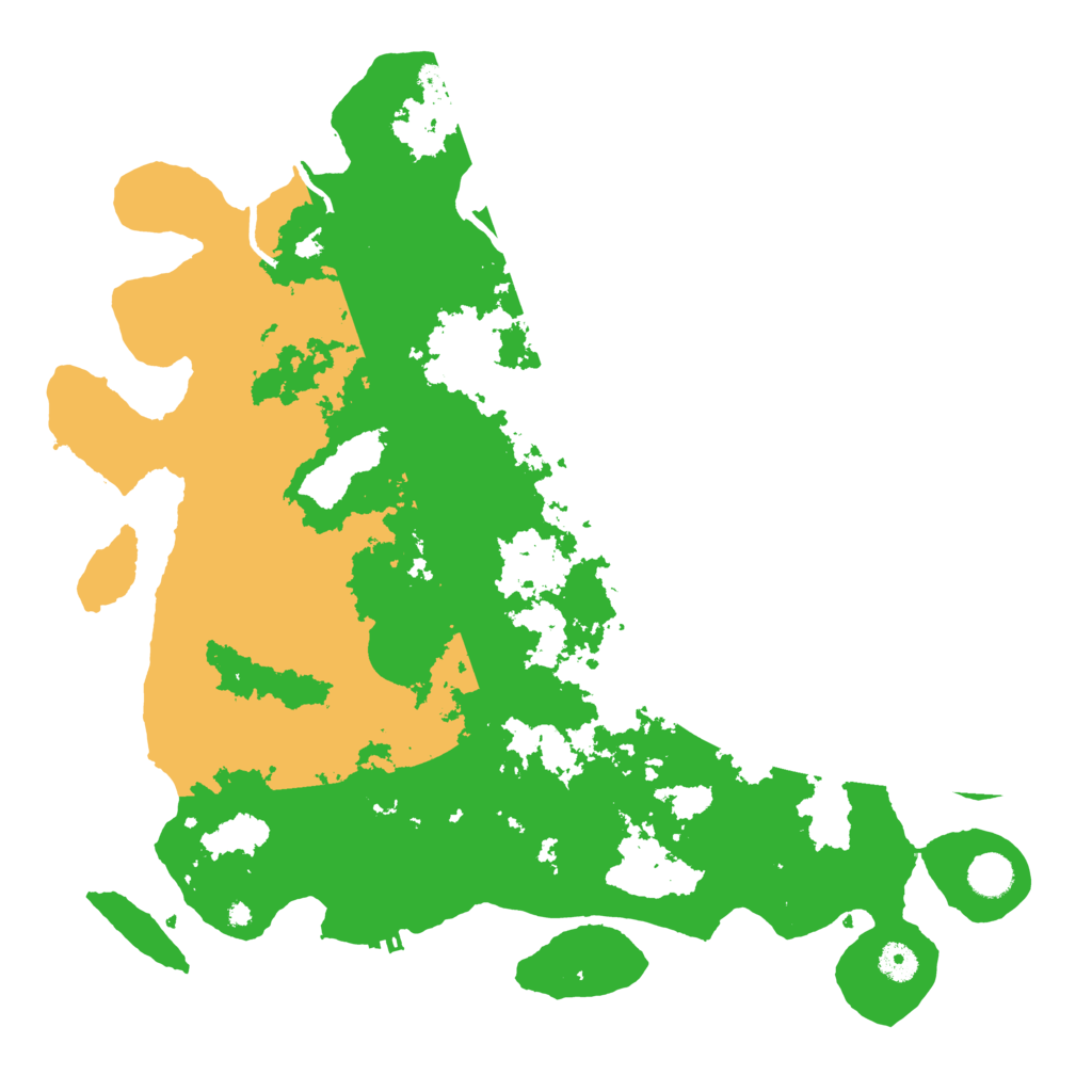Biome Rust Map: Procedural Map, Size: 4300, Seed: 1006