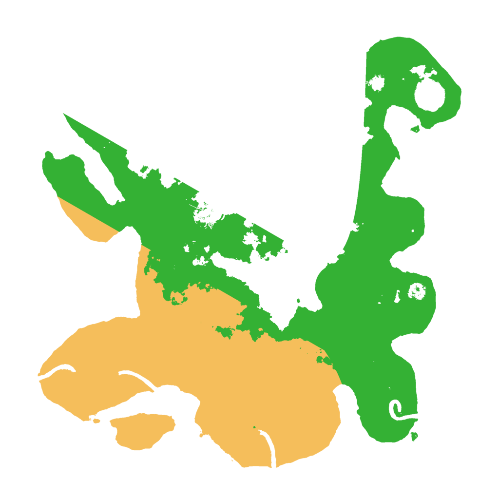 Biome Rust Map: Procedural Map, Size: 3000, Seed: 34857