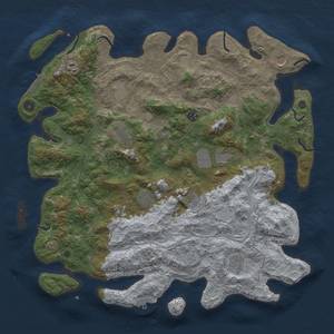 Thumbnail Rust Map: Procedural Map, Size: 4500, Seed: 982782663, 19 Monuments