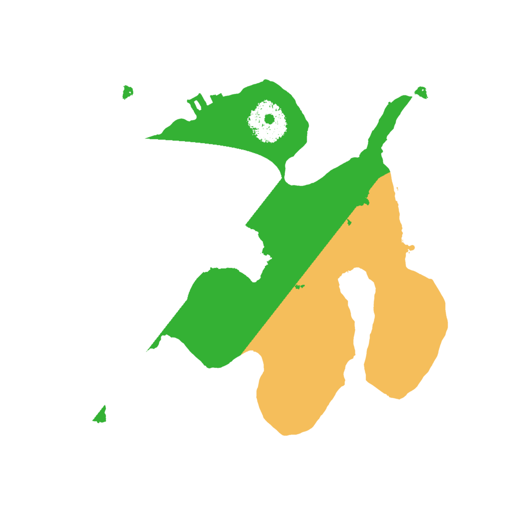 Biome Rust Map: Procedural Map, Size: 2000, Seed: 12388