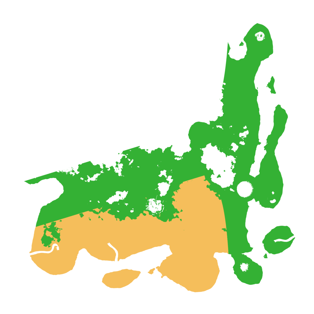 Biome Rust Map: Procedural Map, Size: 3500, Seed: 216746826