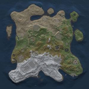 Thumbnail Rust Map: Procedural Map, Size: 3500, Seed: 478588164, 19 Monuments