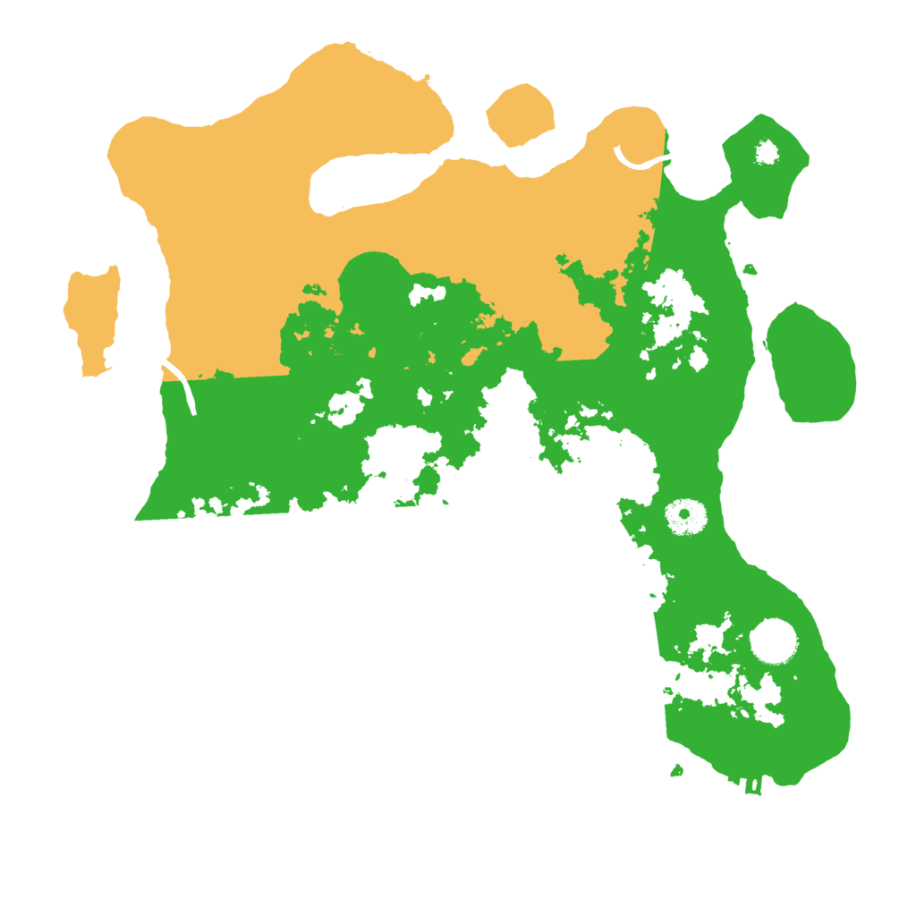 Biome Rust Map: Procedural Map, Size: 3500, Seed: 478588164