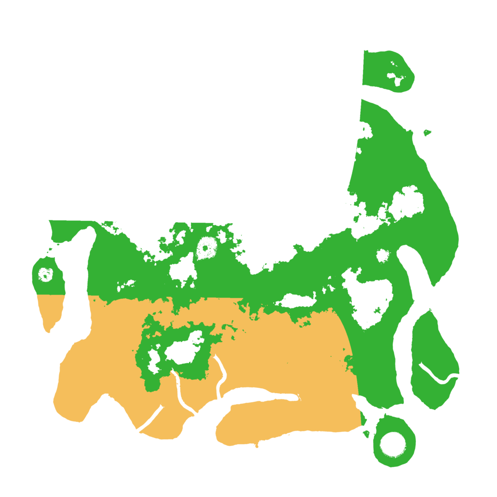 Biome Rust Map: Procedural Map, Size: 3500, Seed: 1464426789