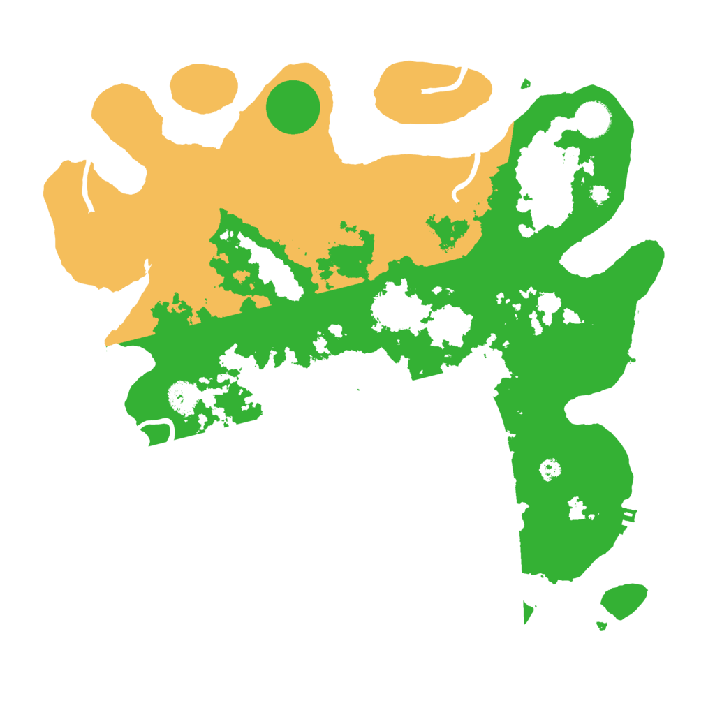 Biome Rust Map: Procedural Map, Size: 3500, Seed: 49832436