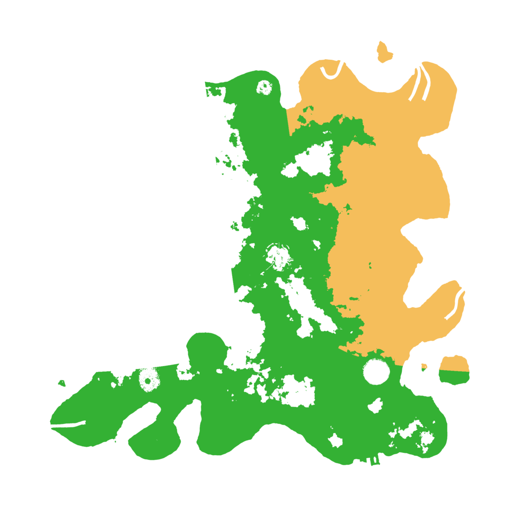 Biome Rust Map: Procedural Map, Size: 3500, Seed: 16074643