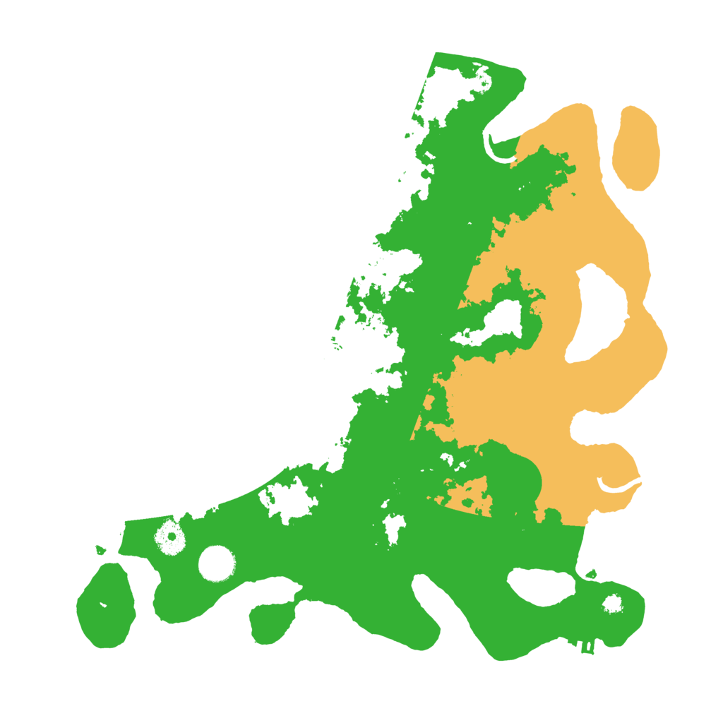 Biome Rust Map: Procedural Map, Size: 3500, Seed: 1651660