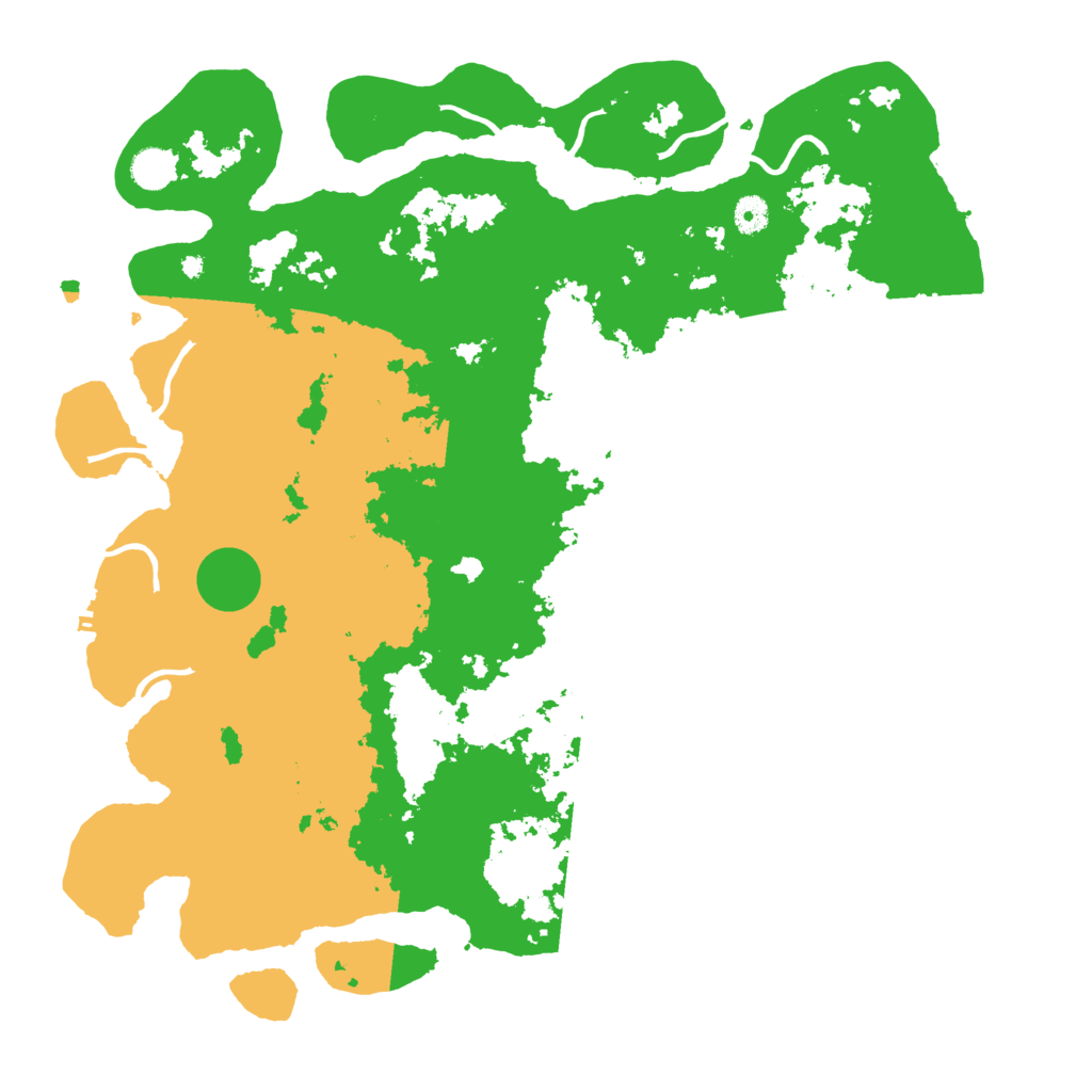 Biome Rust Map: Procedural Map, Size: 4500, Seed: 800832