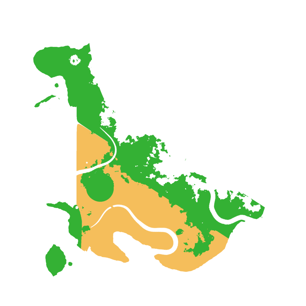 Biome Rust Map: Procedural Map, Size: 3000, Seed: 25538733