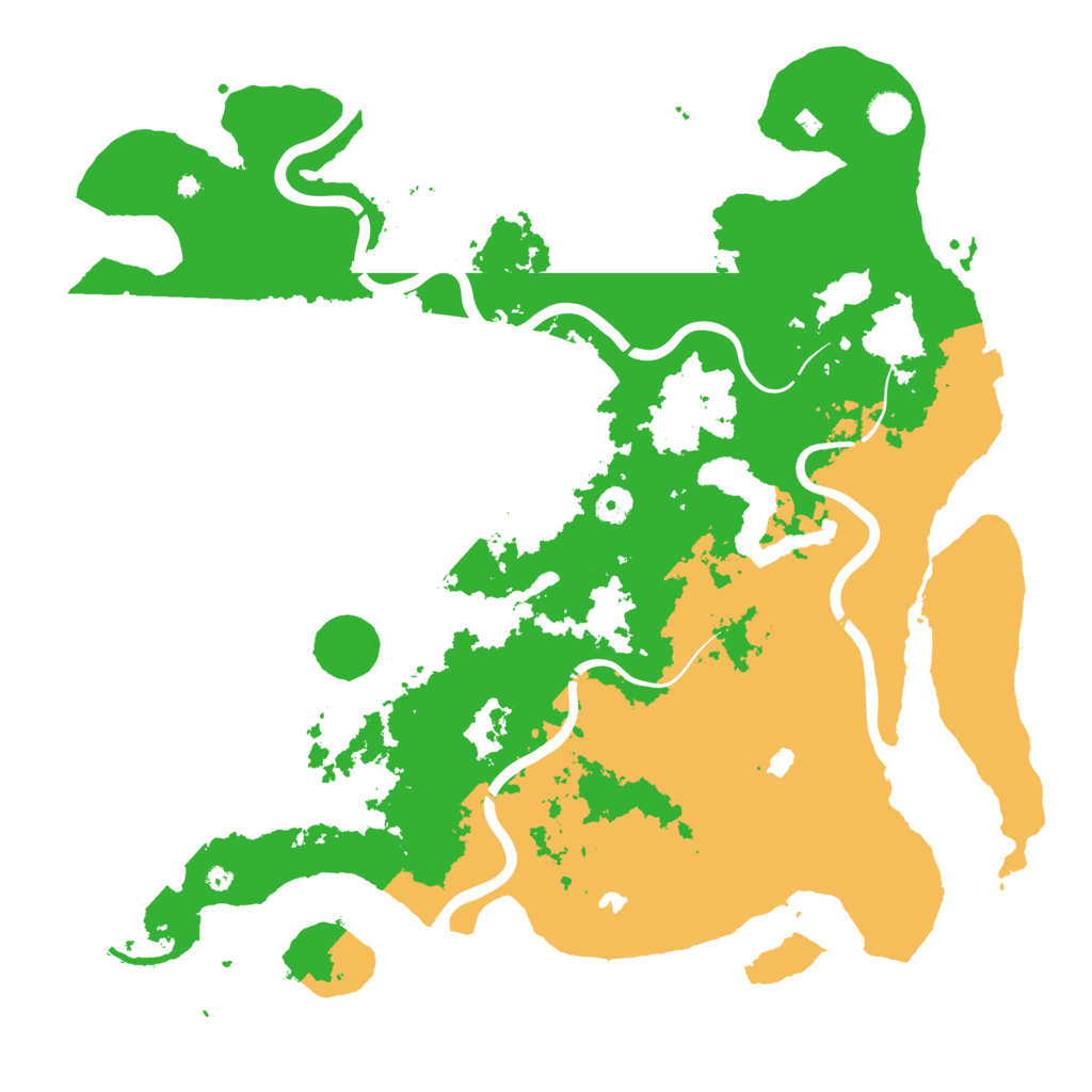 Biome Rust Map: Procedural Map, Size: 4500, Seed: 1883512977