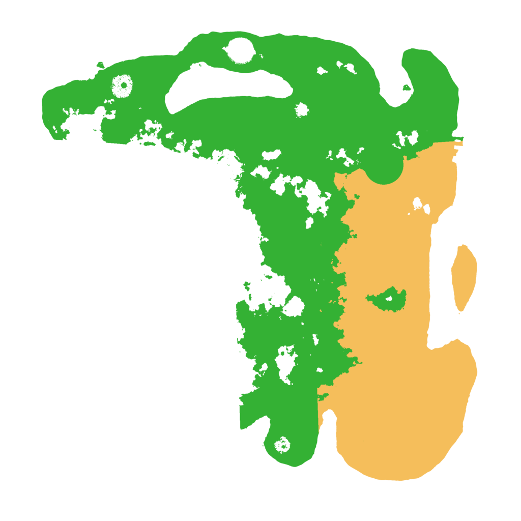 Biome Rust Map: Procedural Map, Size: 3500, Seed: 868279618