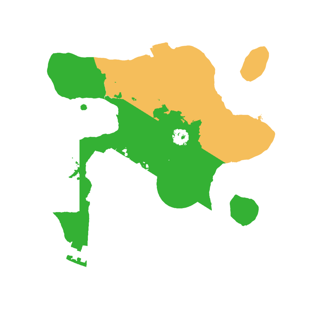 Biome Rust Map: Procedural Map, Size: 2000, Seed: 13332
