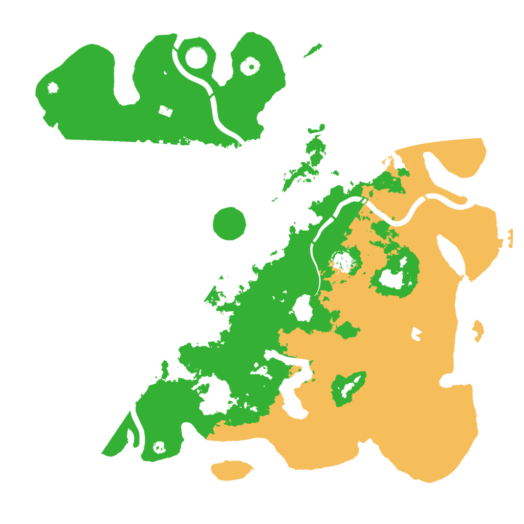 Biome Rust Map: Procedural Map, Size: 4250, Seed: 8006