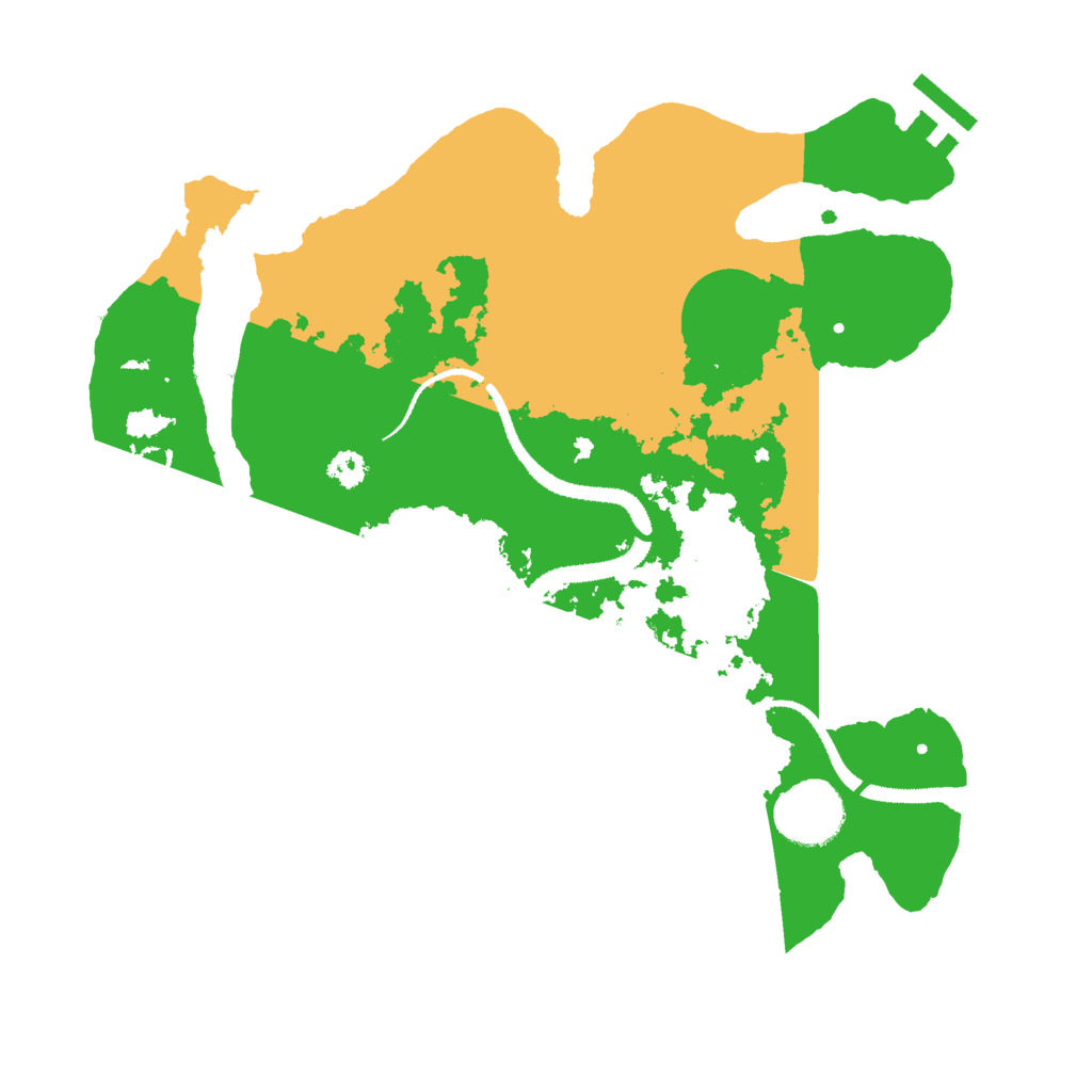 Biome Rust Map: Procedural Map, Size: 3000, Seed: 12103
