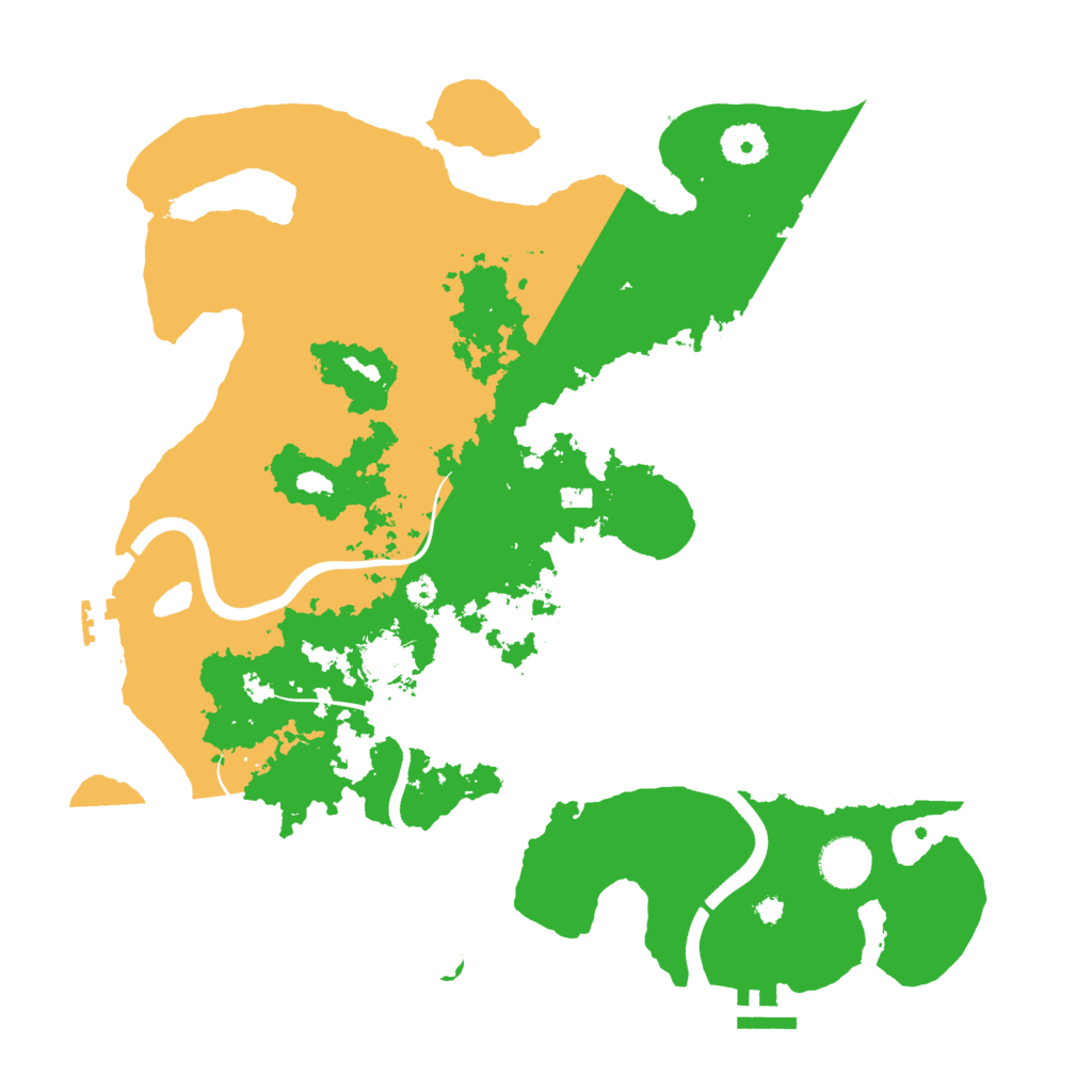 Biome Rust Map: Procedural Map, Size: 3700, Seed: 56443880