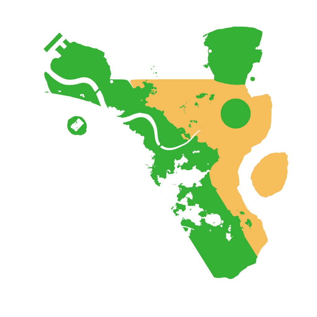 Biome Rust Map: Procedural Map, Size: 2800, Seed: 5046583