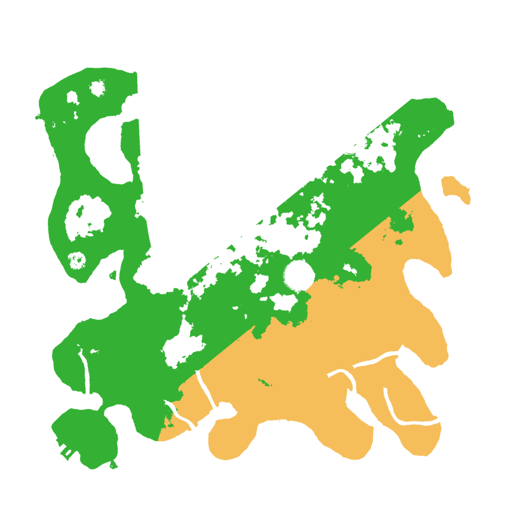 Biome Rust Map: Procedural Map, Size: 3000, Seed: 19841