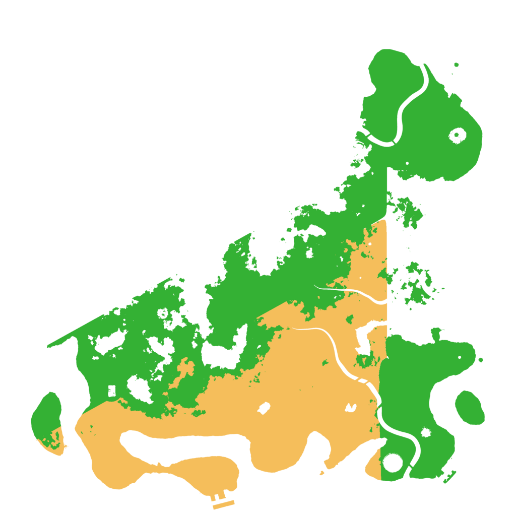 Biome Rust Map: Procedural Map, Size: 4800, Seed: 2007026017