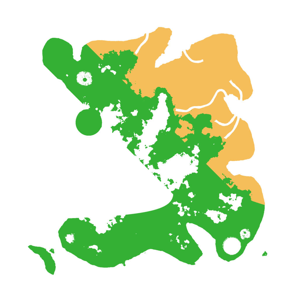 Biome Rust Map: Procedural Map, Size: 3000, Seed: 1025049322