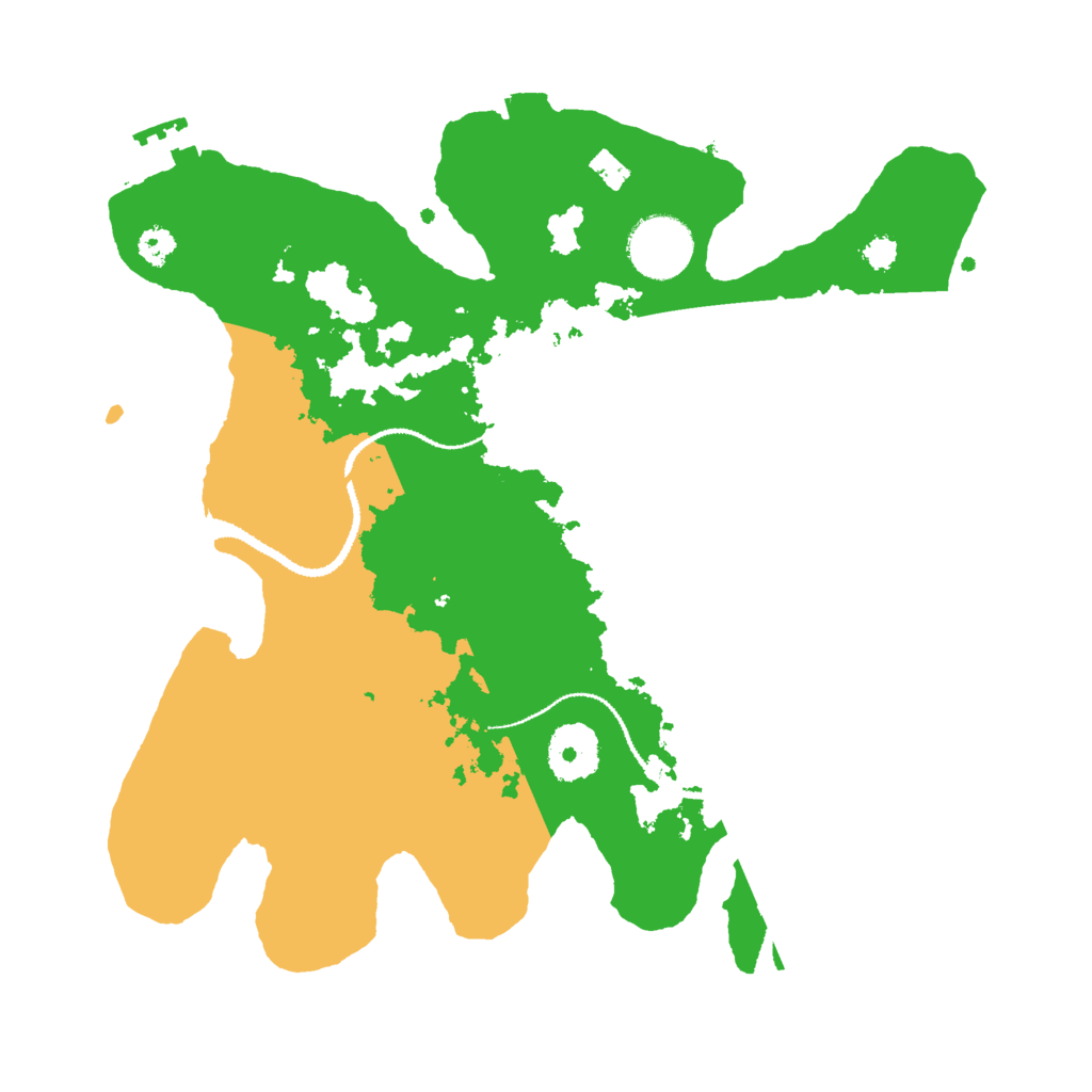 Biome Rust Map: Procedural Map, Size: 3000, Seed: 27927