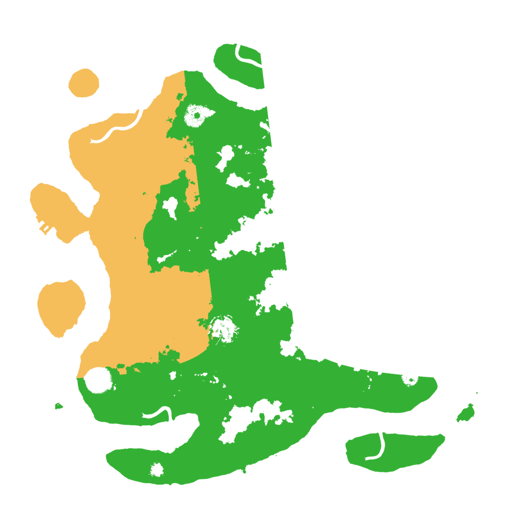 Biome Rust Map: Procedural Map, Size: 3500, Seed: 26443781