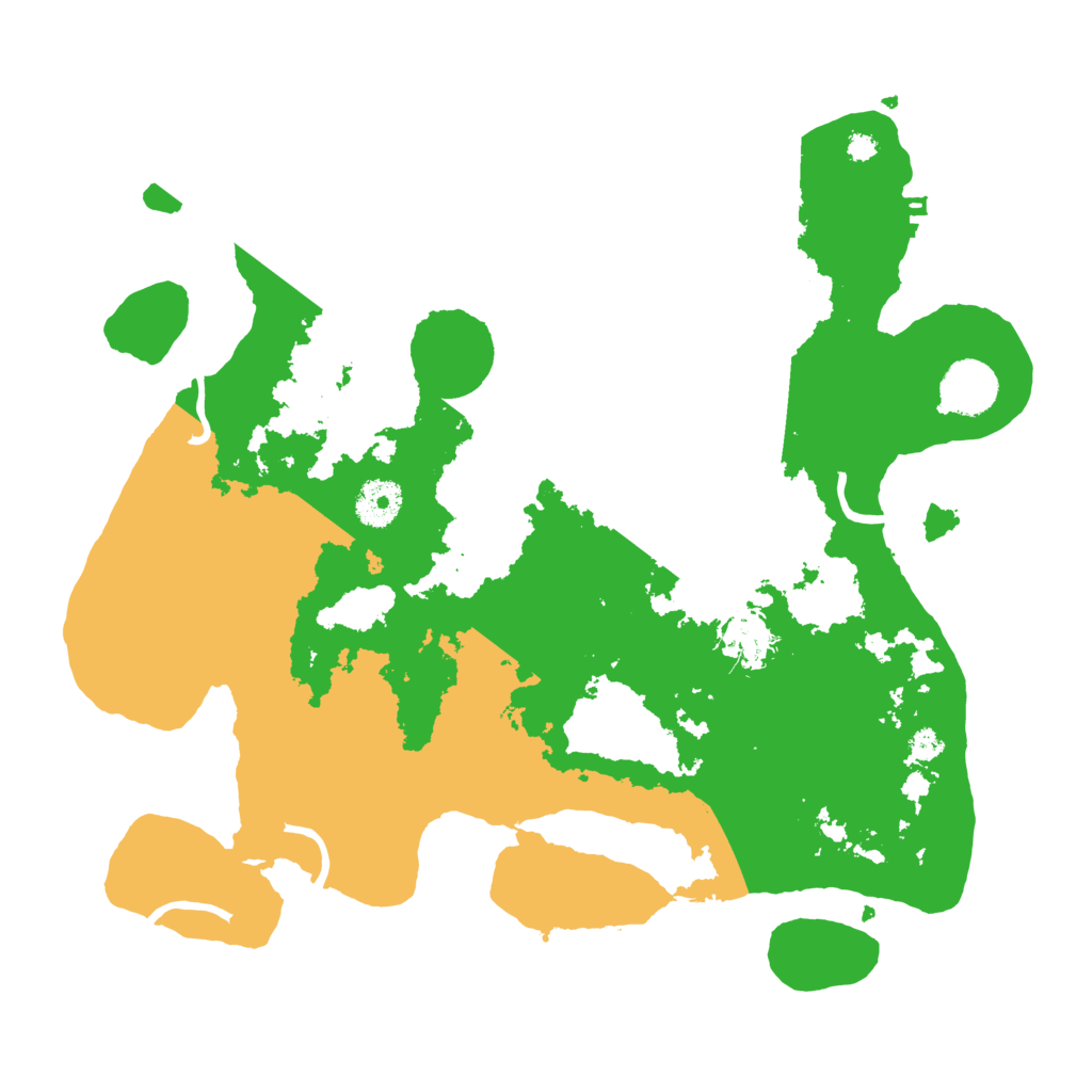 Biome Rust Map: Procedural Map, Size: 3500, Seed: 10293276
