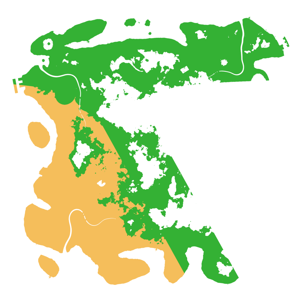 Biome Rust Map: Procedural Map, Size: 4250, Seed: 23959