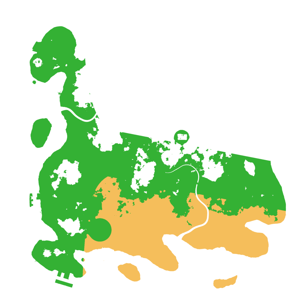Biome Rust Map: Procedural Map, Size: 3500, Seed: 20221101