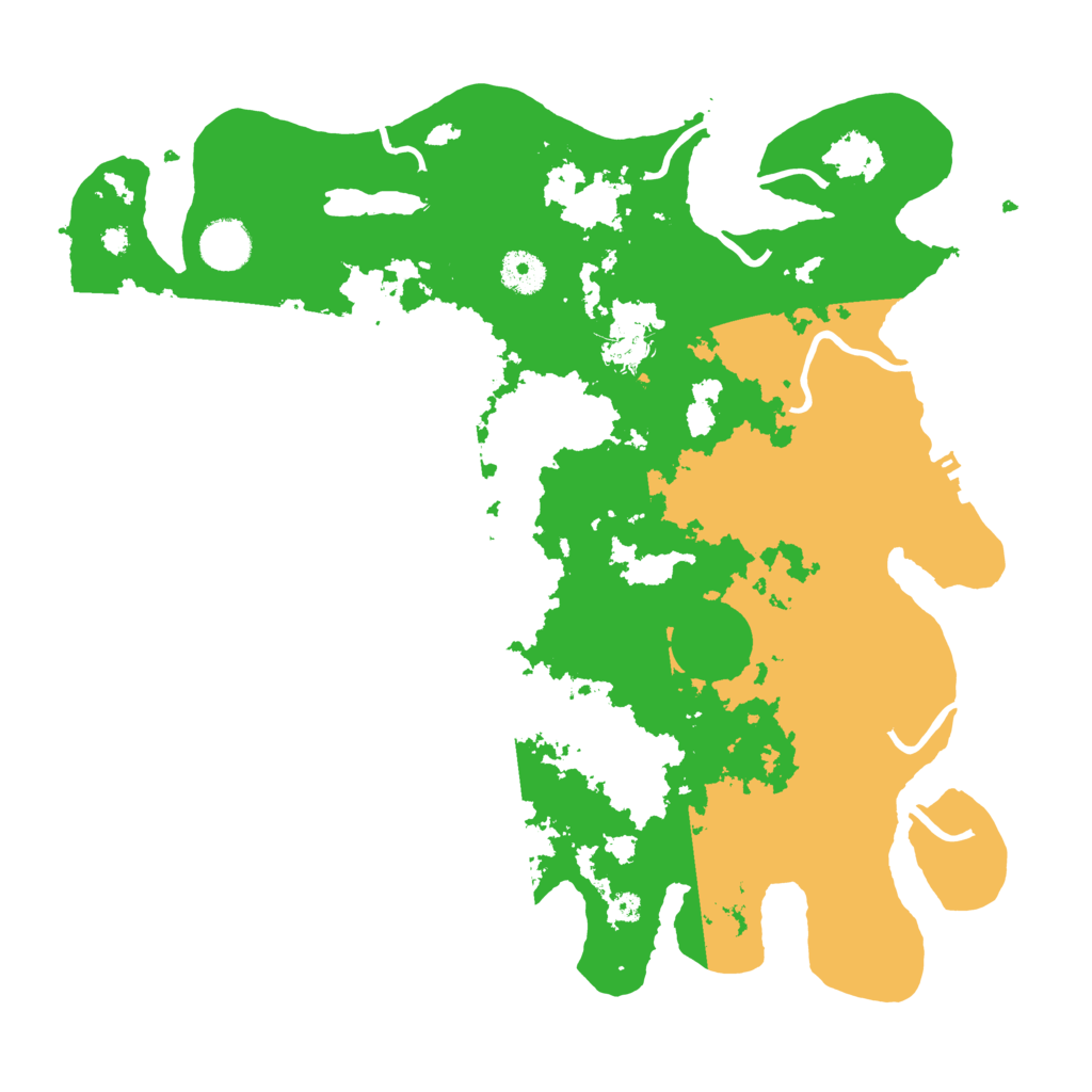 Biome Rust Map: Procedural Map, Size: 3750, Seed: 31417010