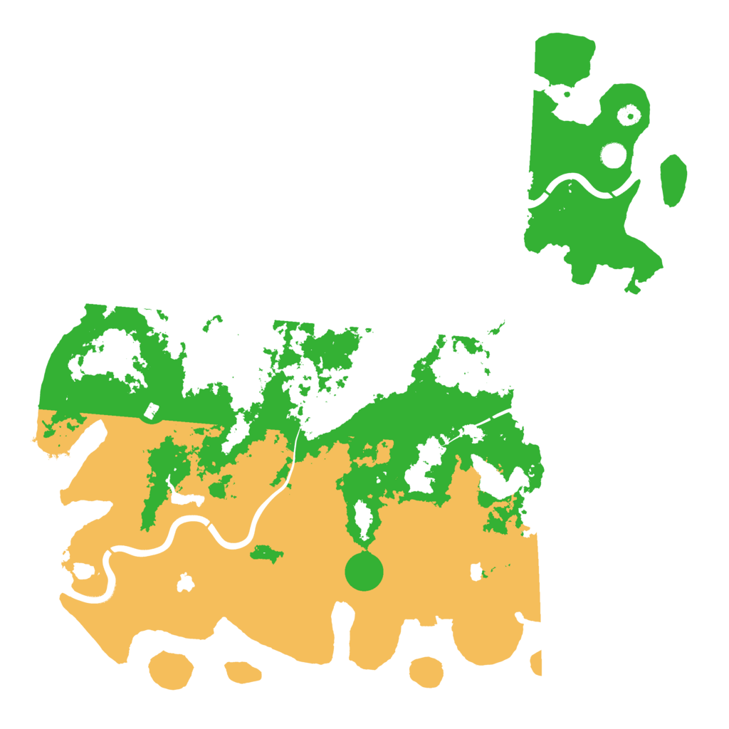 Biome Rust Map: Procedural Map, Size: 5000, Seed: 305079167