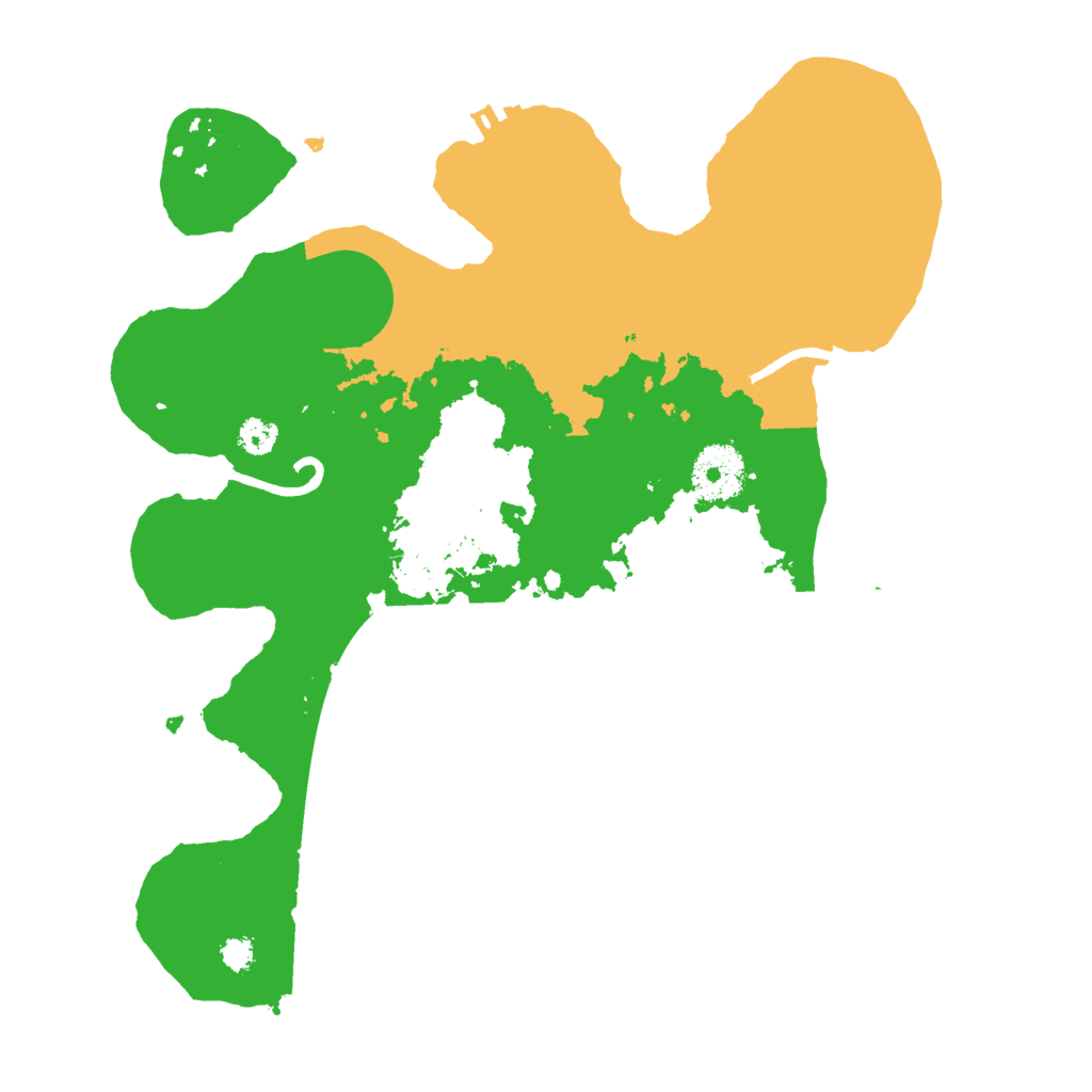 Biome Rust Map: Procedural Map, Size: 3000, Seed: 1191528188