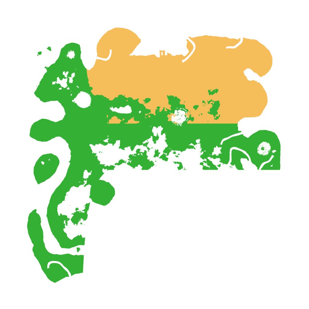Biome Rust Map: Procedural Map, Size: 3500, Seed: 43781797