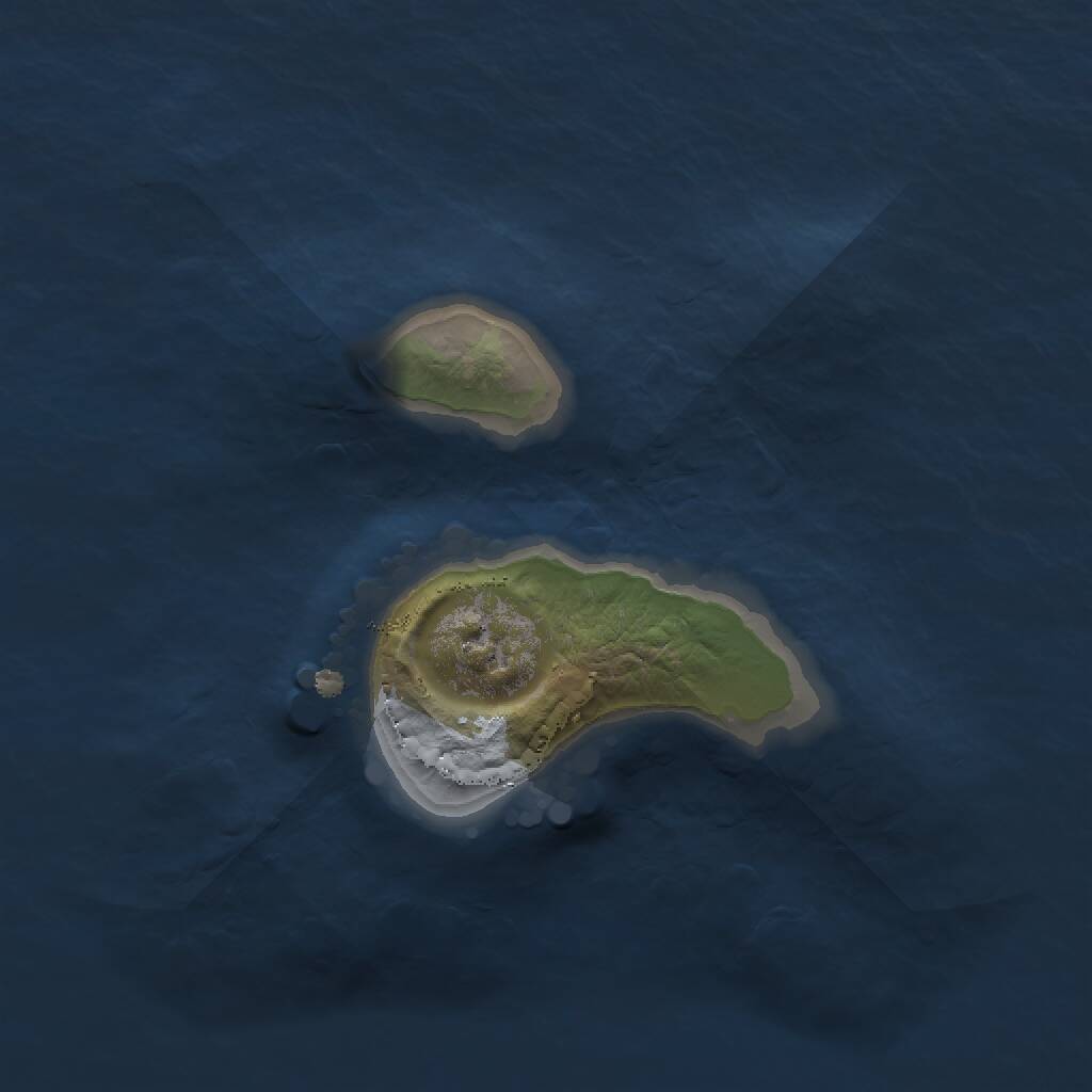 Rust Map: Procedural Map, Size: 1500, Seed: 5231, 1 Monuments