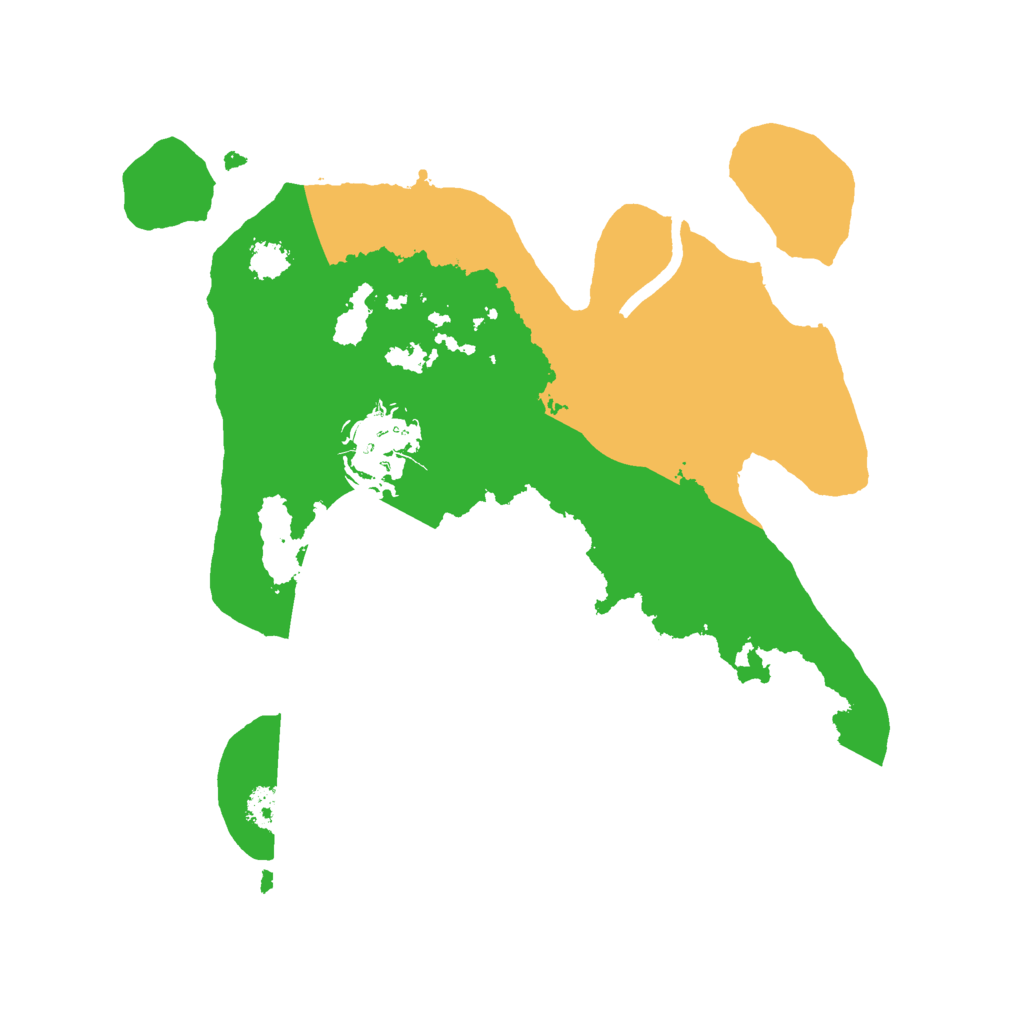 Biome Rust Map: Procedural Map, Size: 2400, Seed: 5231