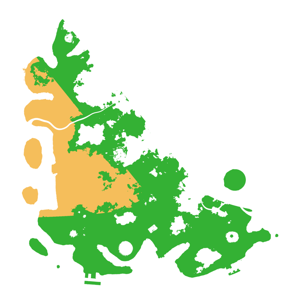 Biome Rust Map: Procedural Map, Size: 3700, Seed: 944392088
