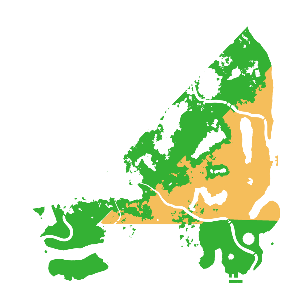 Biome Rust Map: Procedural Map, Size: 4500, Seed: 26786