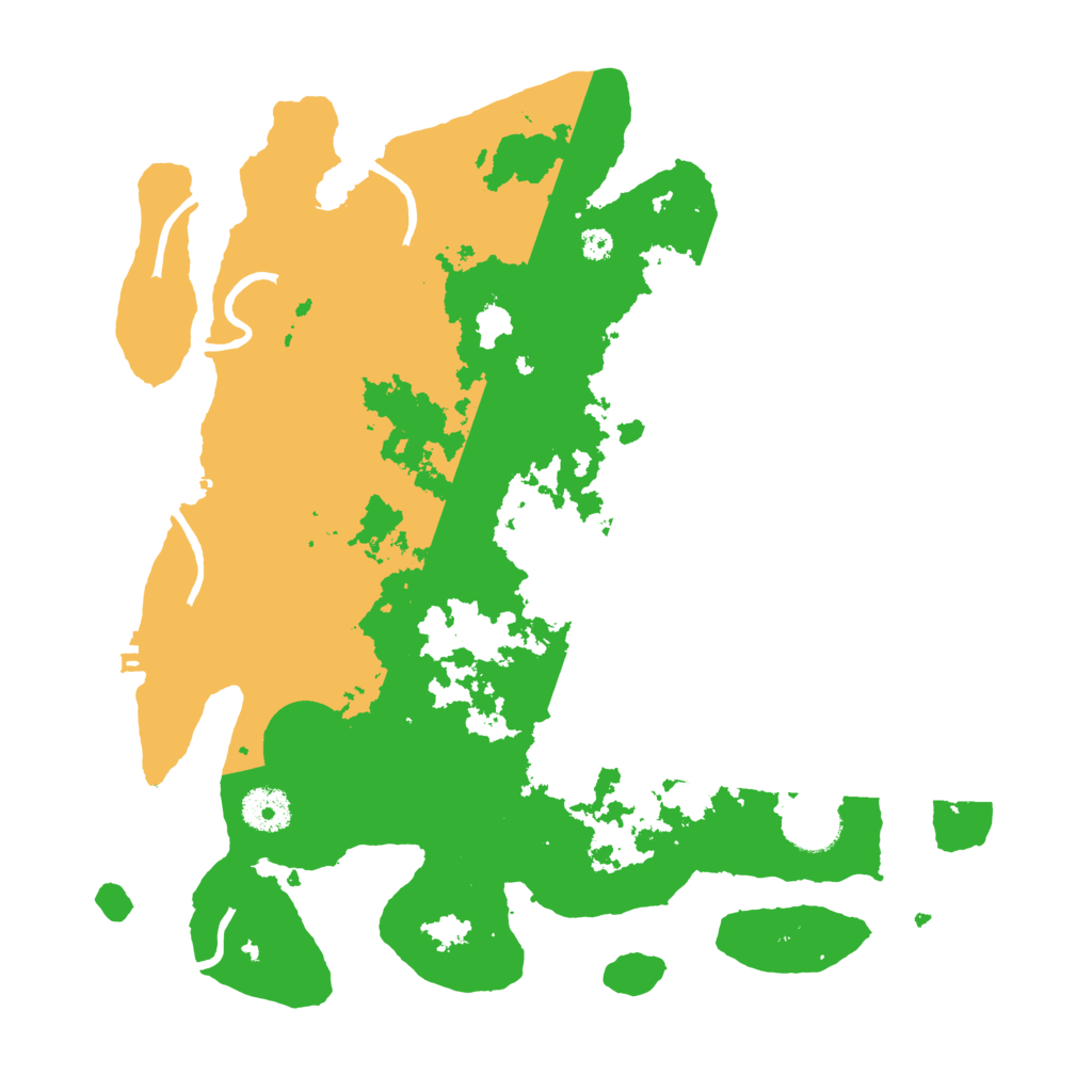 Biome Rust Map: Procedural Map, Size: 3500, Seed: 27033