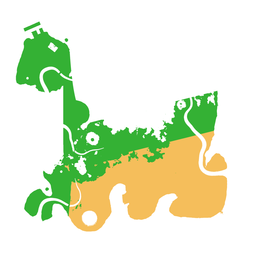 Biome Rust Map: Procedural Map, Size: 2950, Seed: 1