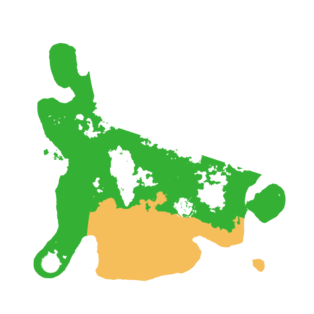 Biome Rust Map: Barren, Size: 3000, Seed: 30699