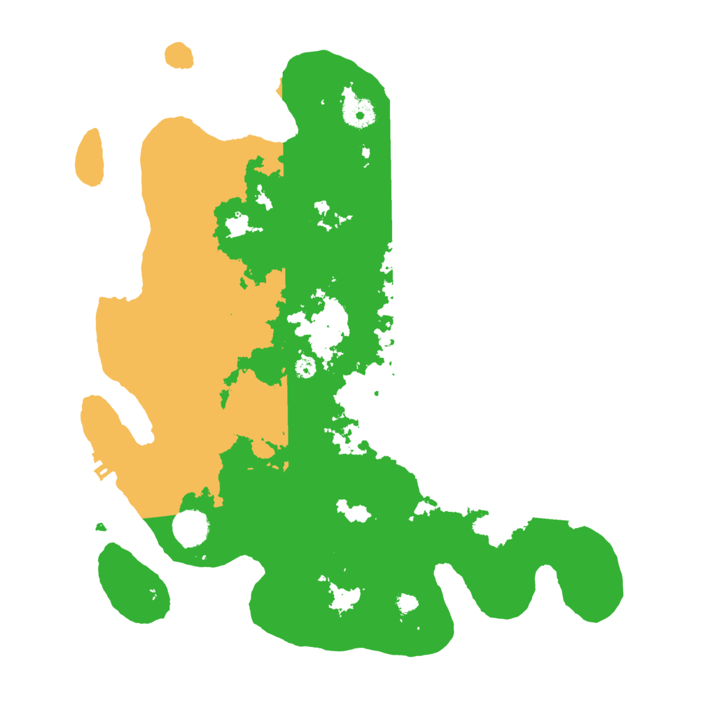 Biome Rust Map: Procedural Map, Size: 3500, Seed: 14417