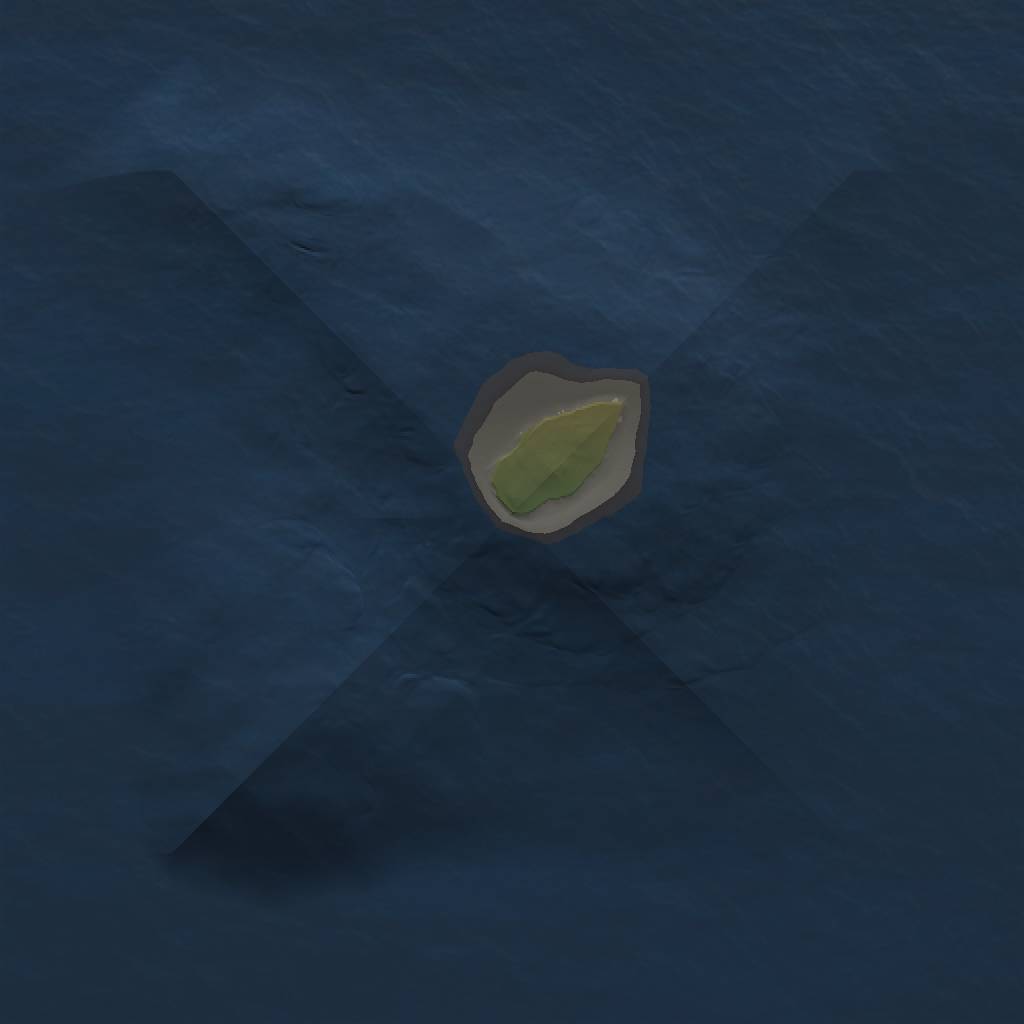 Rust Map: Barren, Size: 1000, Seed: 45, 2 Monuments