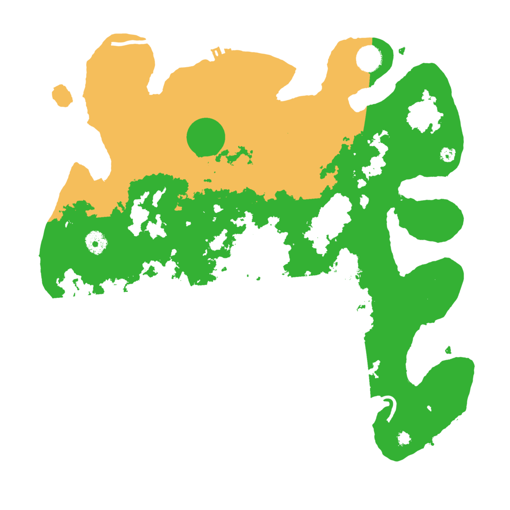 Biome Rust Map: Procedural Map, Size: 3500, Seed: 54639826